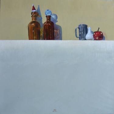 Original Fine Art Still Life Paintings by Wolfram Diehl