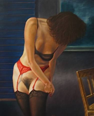 Original Nude Paintings by Wolfram Diehl