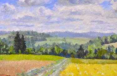 Original Impressionism Landscape Paintings by Wolfram Diehl