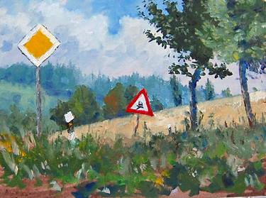 Original Impressionism Landscape Paintings by Wolfram Diehl