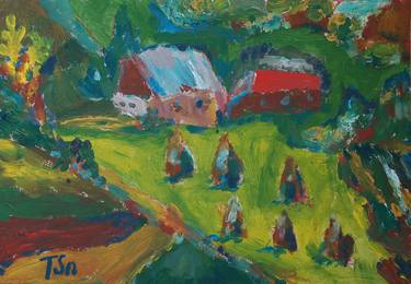 Print of Fine Art Rural life Paintings by Tetyana Snezhyk