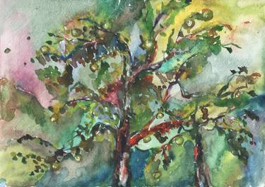 Print of Fine Art Tree Paintings by Tetyana Snezhyk