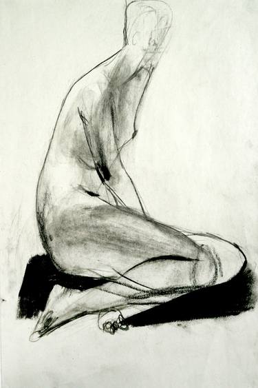 Print of Figurative Nude Drawings by Anett Ott