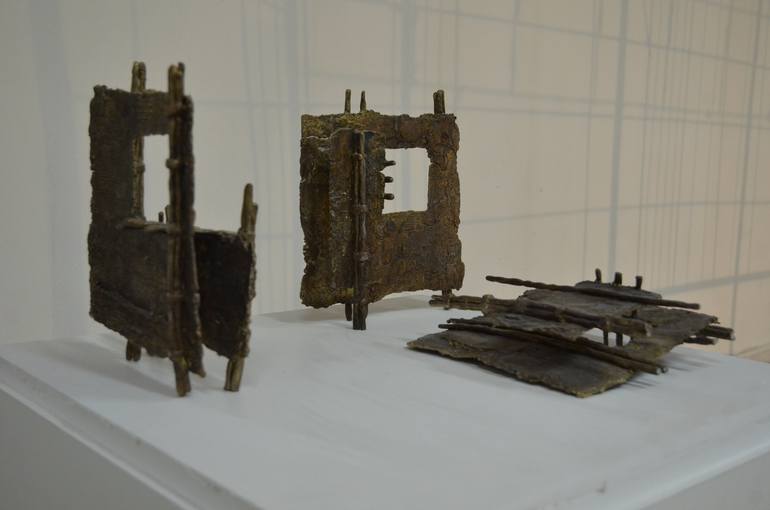 Original Abstract Geometric Sculpture by Hristina Drenska - Tita