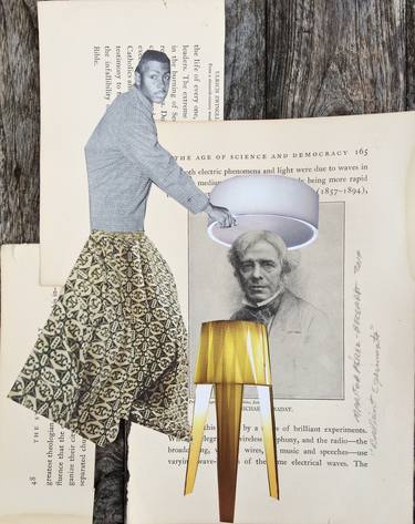 Original Dada Culture Collage by MARITZA PEREZ