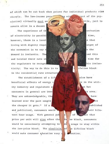 Original Dada Celebrity Collage by MARITZA PEREZ