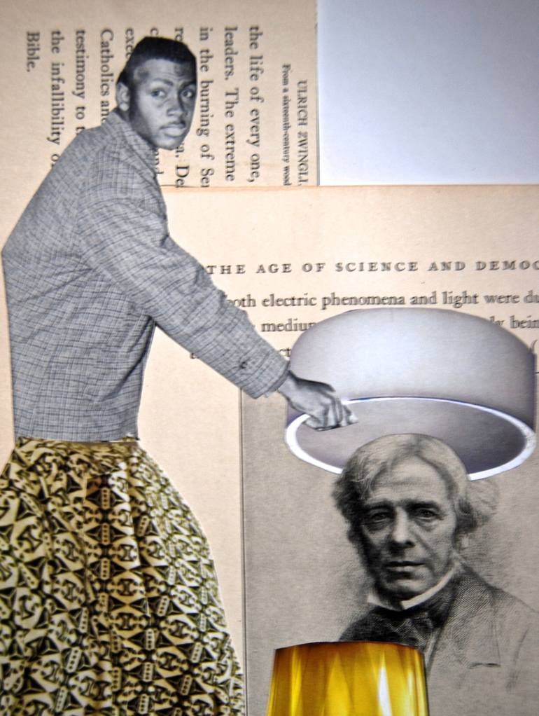 Original Science/Technology Collage by MARITZA PEREZ