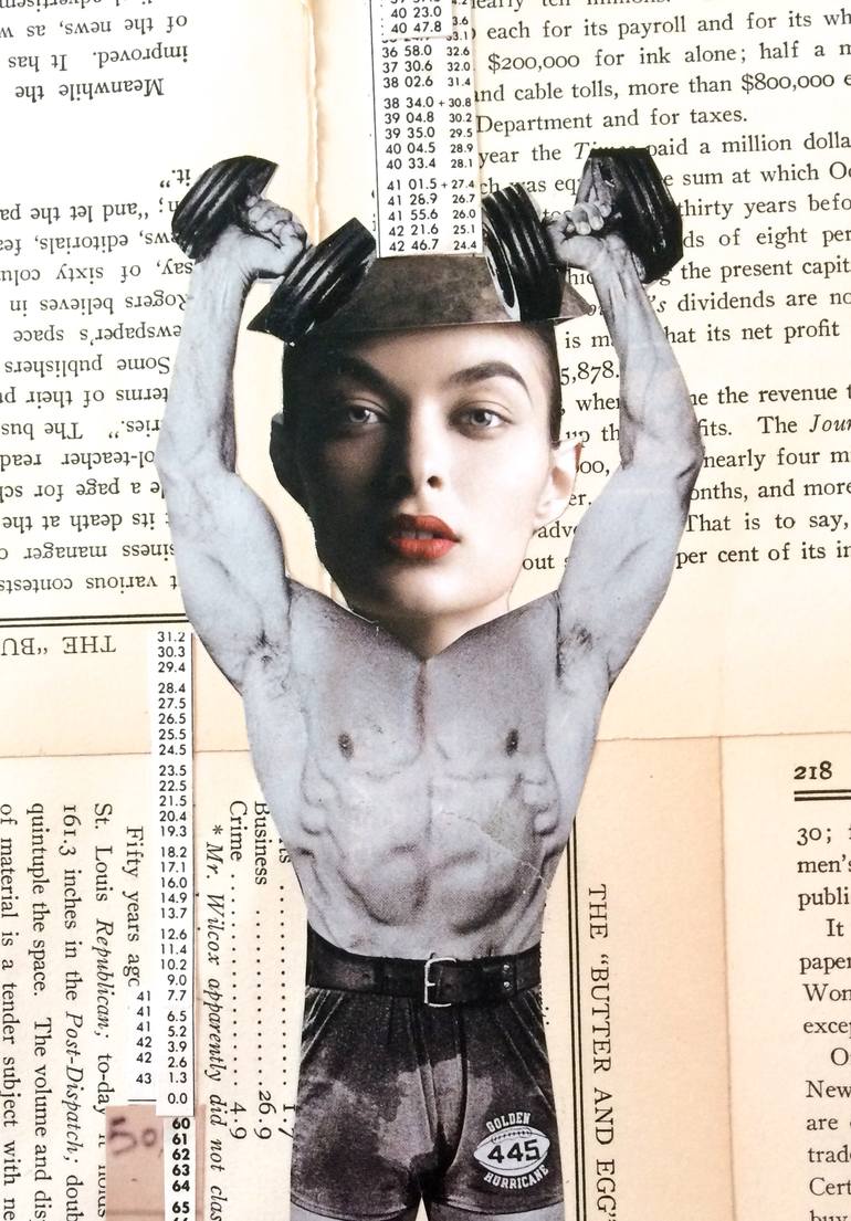 Original Body Collage by MARITZA PEREZ