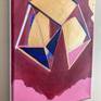This modern cubist painting reflects an inner desire to manifest divine order represented in gold, pink, fuchsia, blue, white, and the infinite love, wealth, and beauty of the universe to shine on us when we let the heart speaks and ask for what we want. It serves as a yantra, a magical map to tap into the occult powers of the infinite universal wisdom. I hope it help meditate on what is desired while opening channels to infinite universal love and abundance.