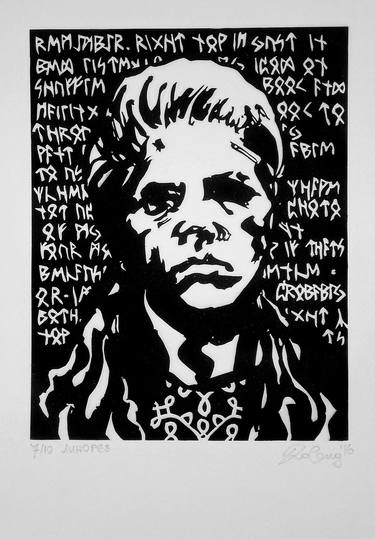 Print of Portrait Printmaking by David Dronjak