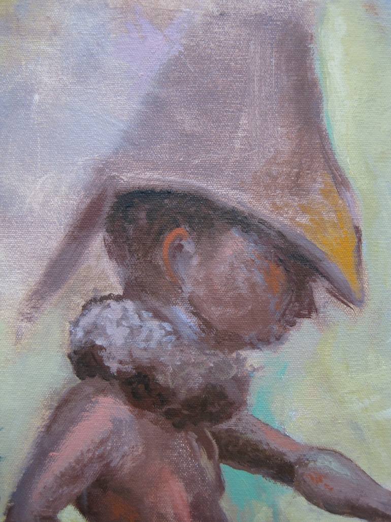 Original Expressionism People Painting by Tony Geiger