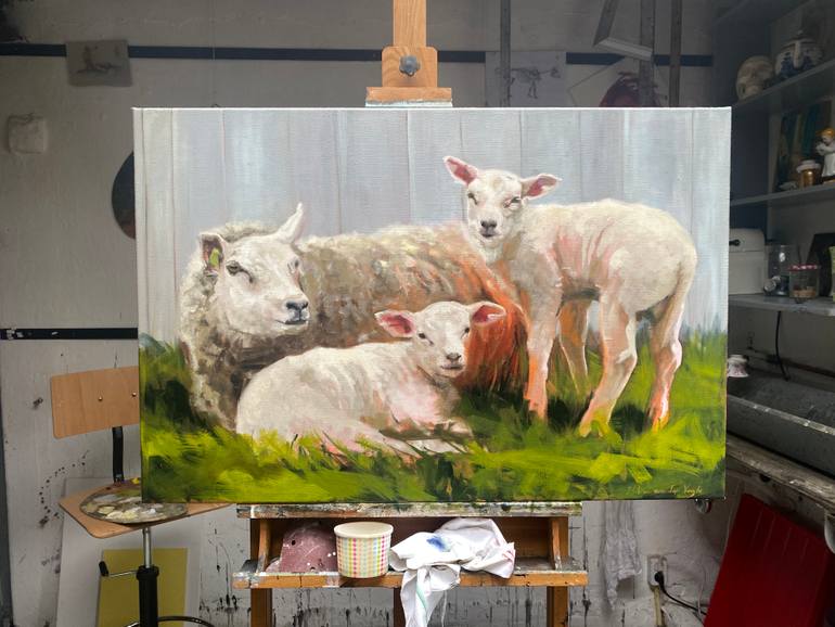 Original Contemporary Animal Painting by Philine Van Der Vegte