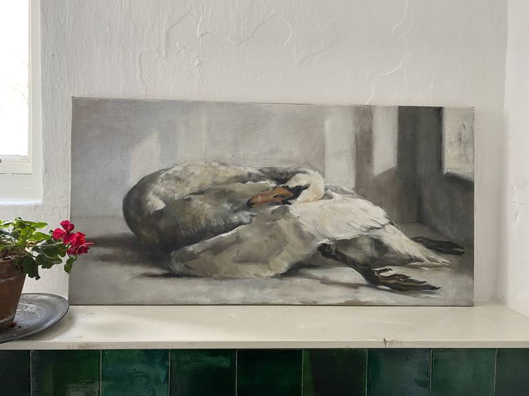 Original Fine Art Still Life Painting by Philine van der Vegte