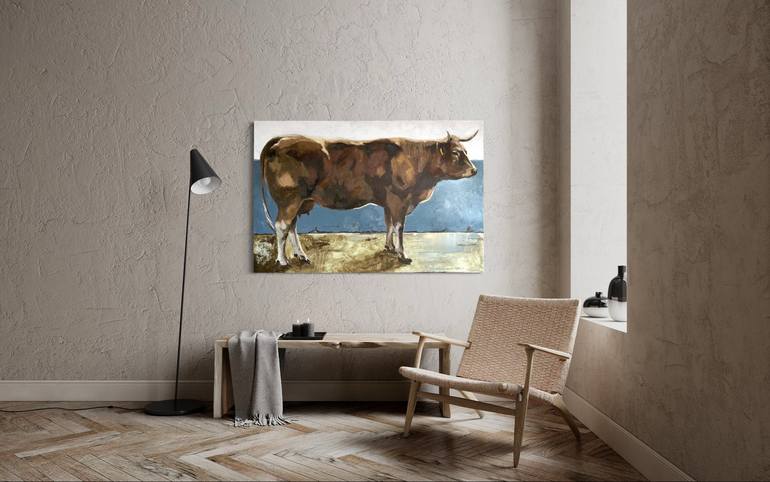 Original Animal Painting by Philine van der Vegte