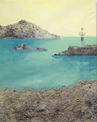 Original Conceptual Beach Paintings by Anastasia Tsitsou