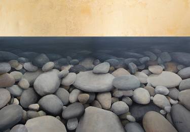 Original Conceptual Beach Paintings by Anastasia Tsitsou