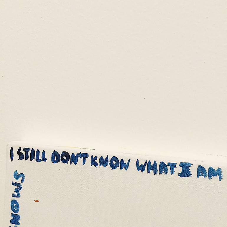 Original Conceptual Calligraphy Painting by Maria Schwartzman