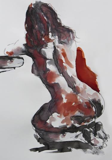Print of Figurative Nude Paintings by dirk calmeyn
