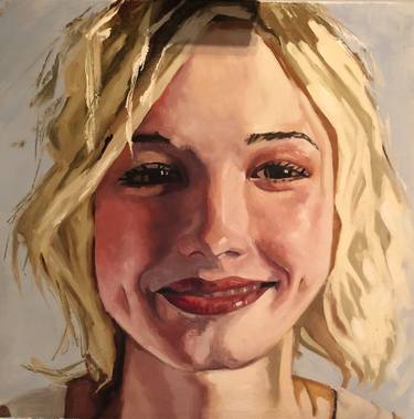 Original Portrait Painting by Simona Bormida