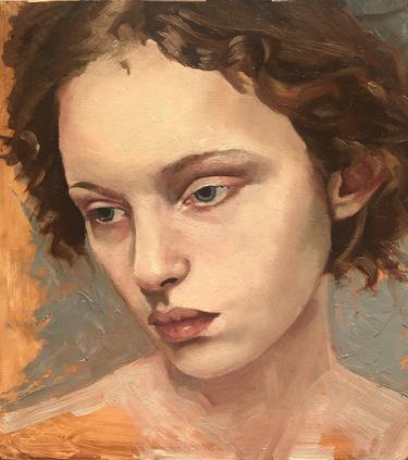 Original Portrait Painting by Simona Bormida