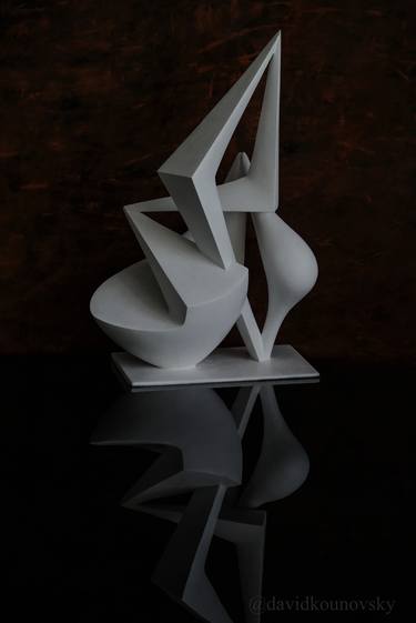 Original Cubism Abstract Sculpture by David Kounovsky