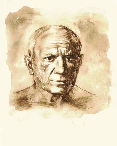Original Portrait Drawing by Felix Freydzon