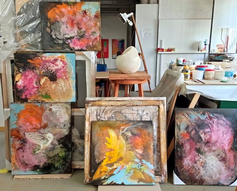 Original Contemporary Abstract Painting by Mireia Cifuentes