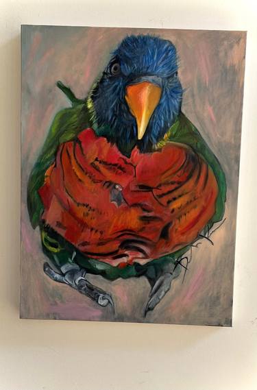 Original Contemporary Animal Painting by Deborah Kern