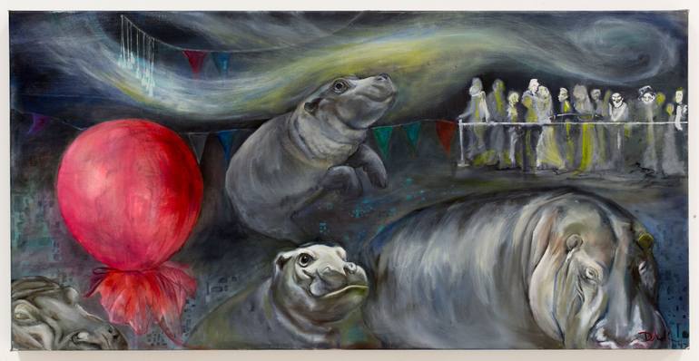 Original Figurative Politics Painting by Deborah Kern