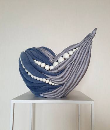 Sea seeds Sculpture. Whale. thumb