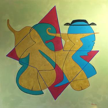 Original Abstract Culture Paintings by Steve Palumbo