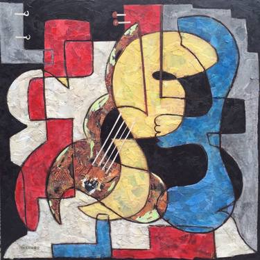 Original Abstract Music Collage by Steve Palumbo