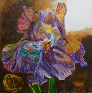 Original Expressionism Floral Paintings by Bachmors artist