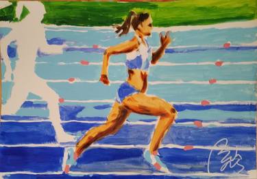 Print of Expressionism Sport Paintings by Bachmors artist