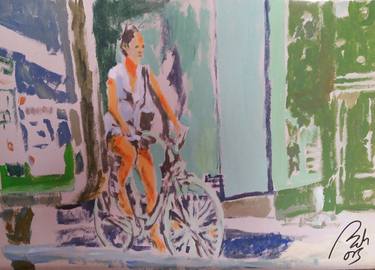 Print of Expressionism Bike Paintings by Bachmors artist