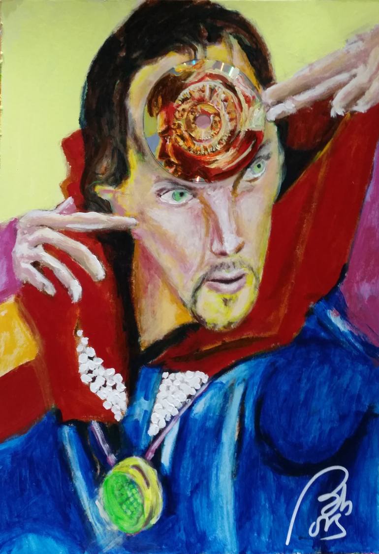 Doctor Strange Painting by Bachmors artist Saatchi Art