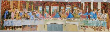 Last supper sketch Five pannels thumb