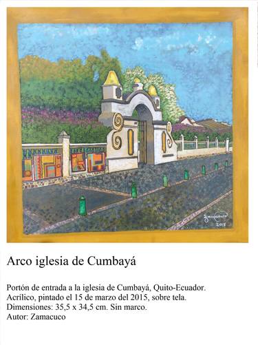 Arco de la iglesia de Cumbayá thumb