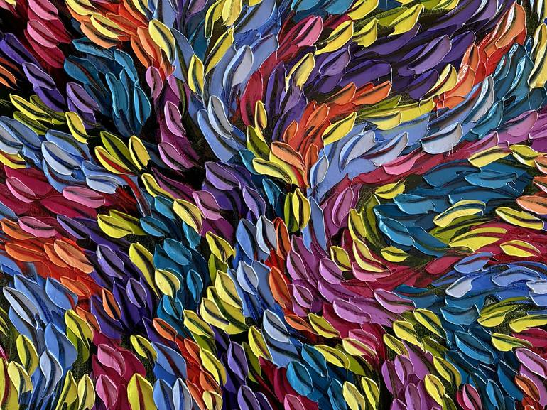Original Abstract Expressionism Abstract Painting by Bill Stone