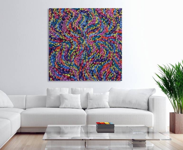 Original Abstract Expressionism Abstract Painting by Bill Stone