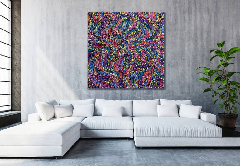 Original Abstract Expressionism Abstract Painting by Bill Stone