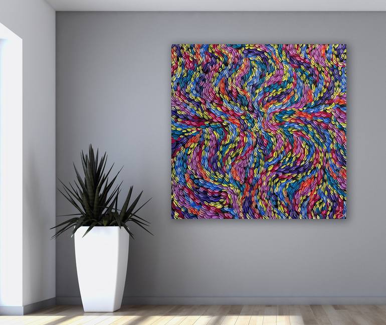 Original Abstract Expressionism Abstract Painting by Bill Stone