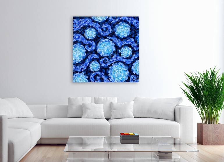 Original Abstract Expressionism Abstract Painting by Bill Stone