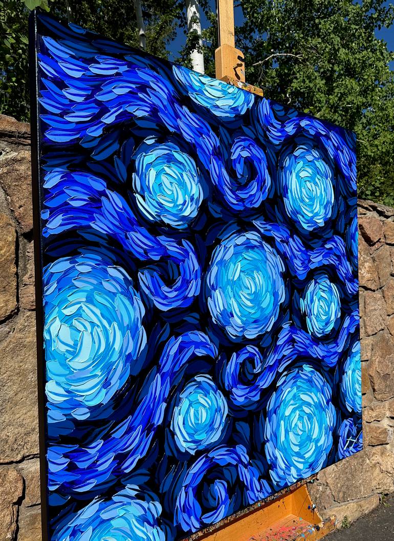 Original Abstract Expressionism Abstract Painting by Bill Stone