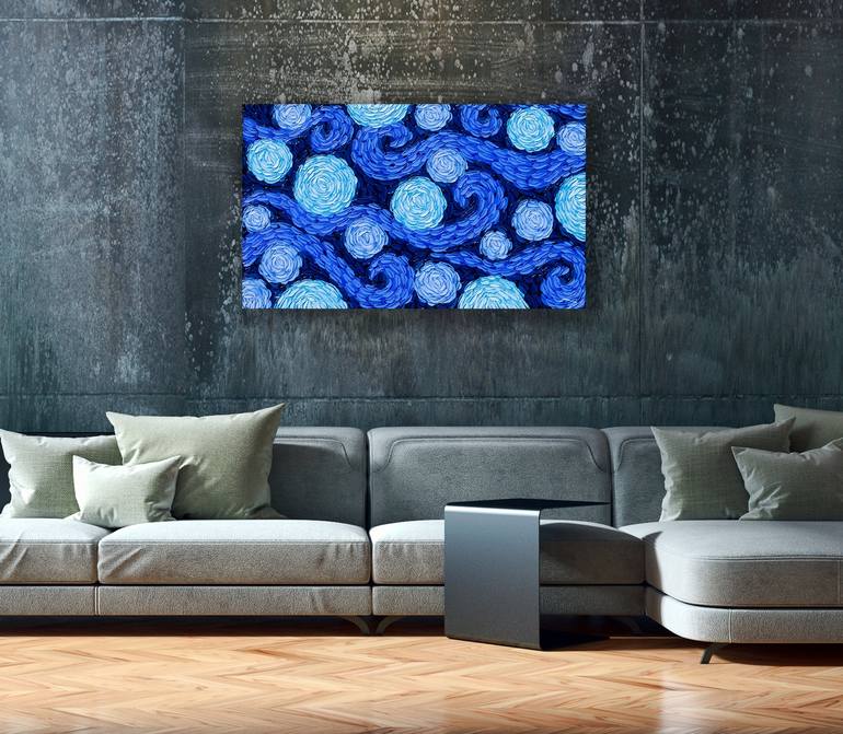 Original Abstract Expressionism Abstract Painting by Bill Stone