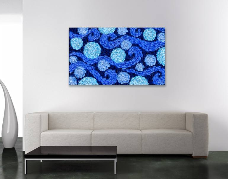 Original Abstract Expressionism Abstract Painting by Bill Stone