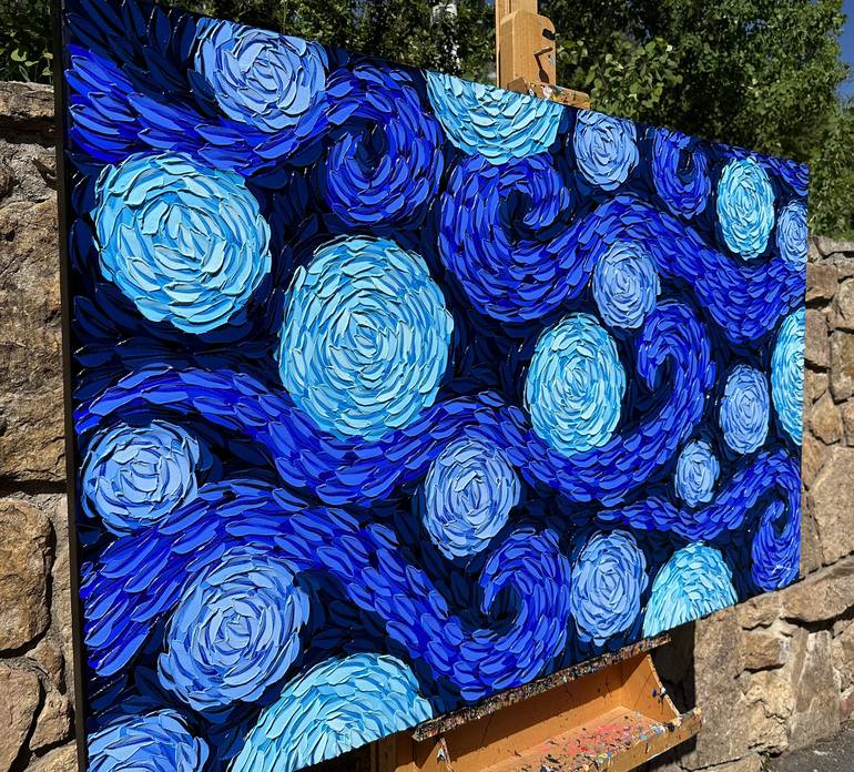 Original Abstract Expressionism Abstract Painting by Bill Stone