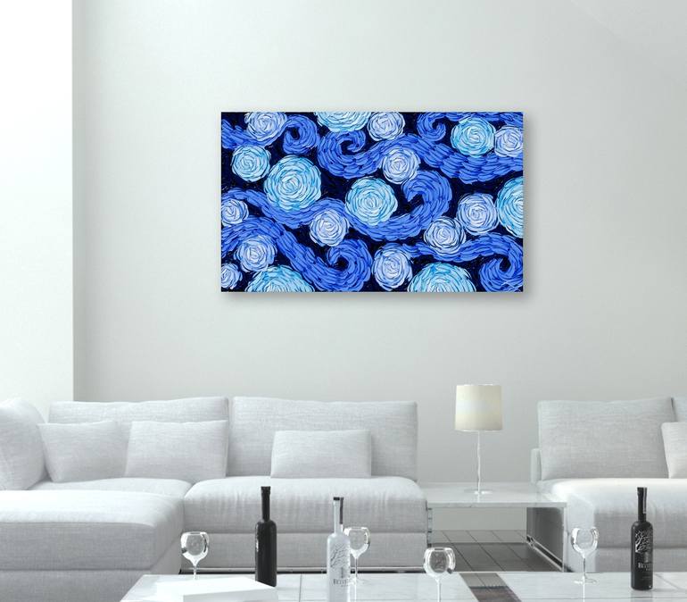 Original Abstract Expressionism Abstract Painting by Bill Stone