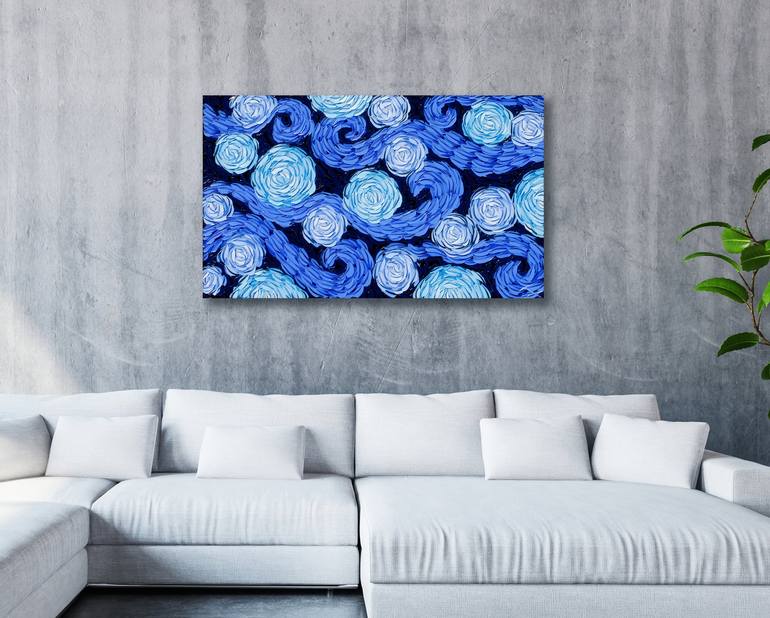 Original Abstract Expressionism Abstract Painting by Bill Stone