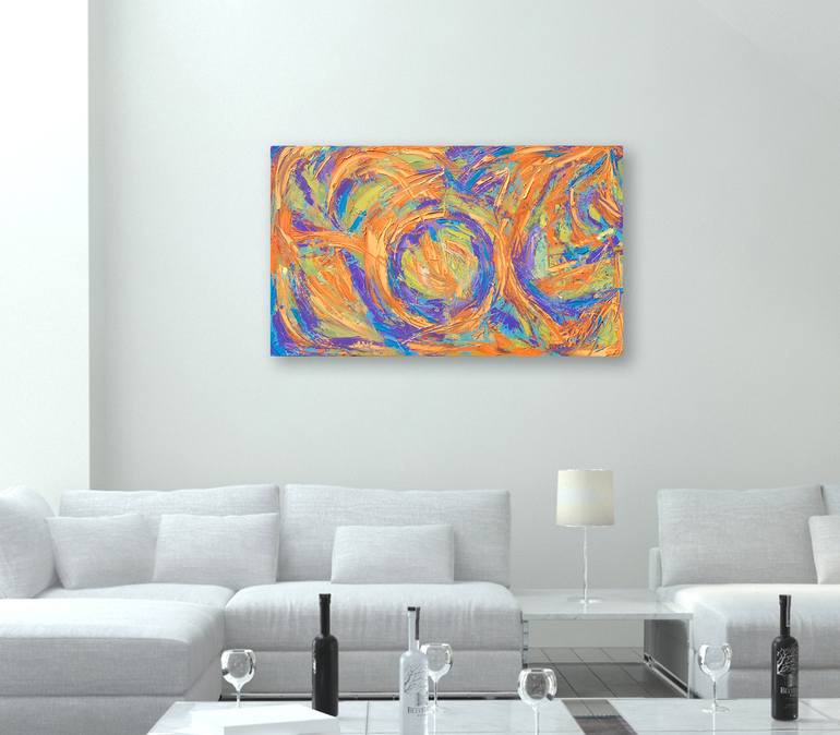 Original Abstract Expressionism Abstract Painting by Bill Stone